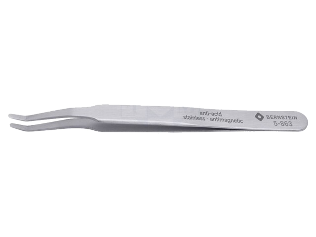 Pincet; 125mm; Bladen: gebogen,smal; universeel Pincet; 125mm; Bladen: gebogen,smal; universeel